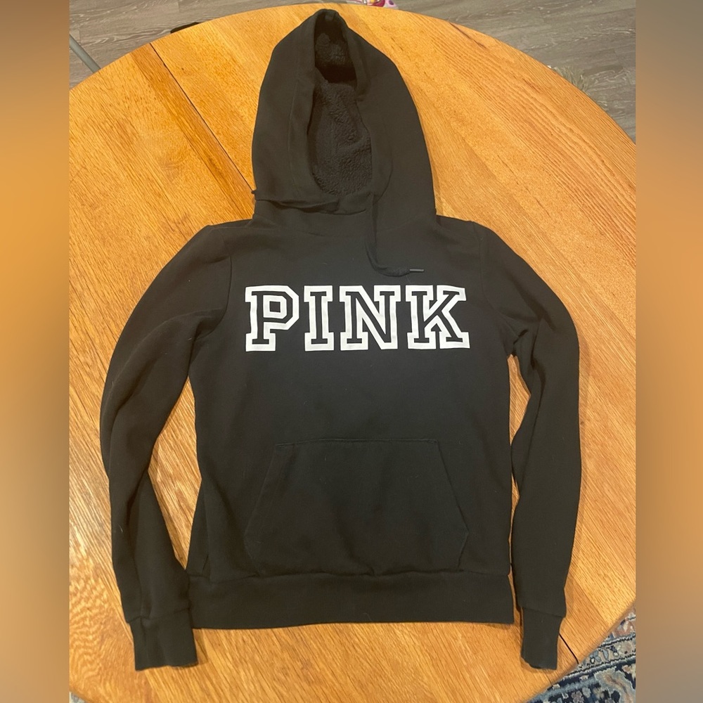 Victoria’s Secret PINK hoodie, Black, XS